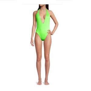 Peixoto Women's Flamingo One-Piece sz L